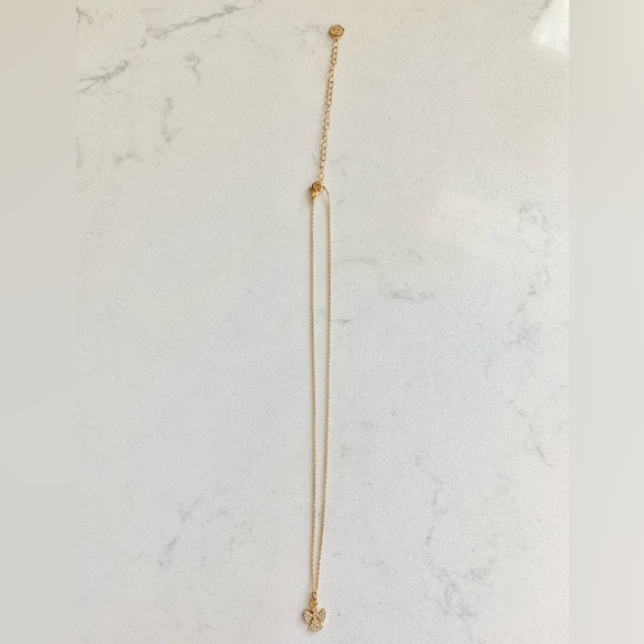 Touchstone Crystal Golden Angel Necklace - Picture 4 of 5